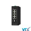 Switch PoE Công Nghiệp UPCOM PIES1010G-2GS-8P 8 cổng PoE Gigabit RJ45 + 2 cổng Combo SFP Gigabit (có quản lý)
