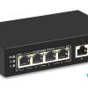 Switch PoE UPCOM 4 cổng PoE 1000M + 1 cổng Uplink 1000M + 1 cổng Gigabit SFP POE304G-G-GS