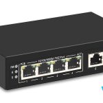 Switch PoE UPCOM 4 cổng PoE 1000M + 1 cổng Uplink 1000M + 1 cổng Gigabit SFP POE304G-G-GS
