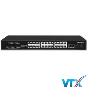 Switch PoE UPCOM POE3024-2G-2GS 24 cổng PoE