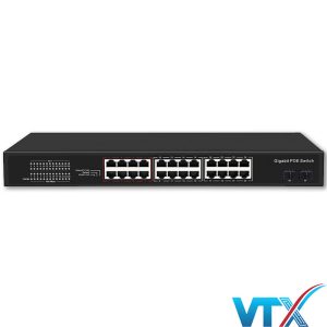 Switch PoE UPCOM POE3024G-2GS 24xPoE 1000M + 2xSFP