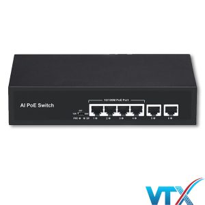 Switch PoE UPCOM POE304-2 4 PoE 10/100M + 2 RJ45 10/100M