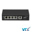 Switch PoE UPCOM POE304G-G-GS 4 cổng PoE 1000M + 1 cổng Uplink 1000M + 1 cổng Gigabit SFP