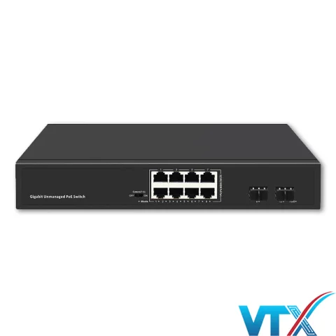 Switch PoE UPCOM POE308G-2GS 8 cổng PoE 1000M + 1SFP