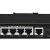 Switch PoE công nghiệp UPCOM 4 cổng PoE Gigabit RJ45 + 1 cổng Uplink Gigabit RJ45 + 1 cổng SFP Gigabit PIES206G-GS-4P