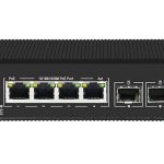 Switch PoE công nghiệp UPCOM - 4 cổng PoE Gigabit RJ45 + 2 cổng Combo SFP Gigabit (quản lý) PIES106G-2GS-4P