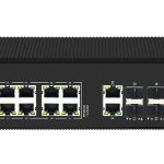 Switch PoE công nghiệp UPCOM PIES1014G-4GS-8P 8 cổng PoE Gigabit RJ45 + 2 cổng Uplink Gigabit RJ45 + 2 cổng Combo SFP Gigabit