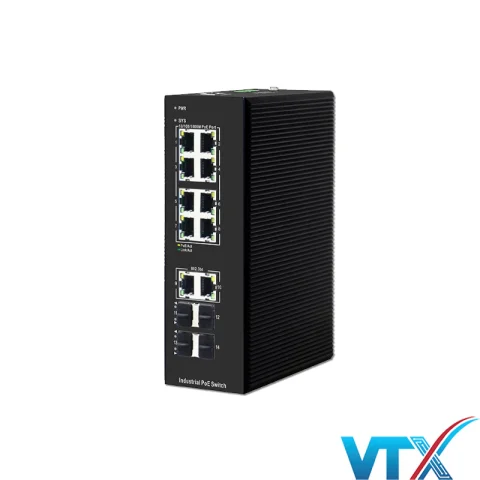 Switch PoE công nghiệp UPCOM PIES1014G-4GS-8P-BT