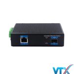 Switch PoE công nghiệp UPCOM PIMC201-SFP 1 cổng PoE 10-100-1000M Base-T(X) + 1 cổng SFP Gigabit (không quản lý)