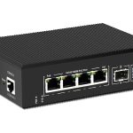 Switch PoE công nghiệp bt-90W UPCOM 4 cổng PoE RJ45 + 2 cổng SFP Gigabit (có quản lý) PIES106G-2GS-4P-BT