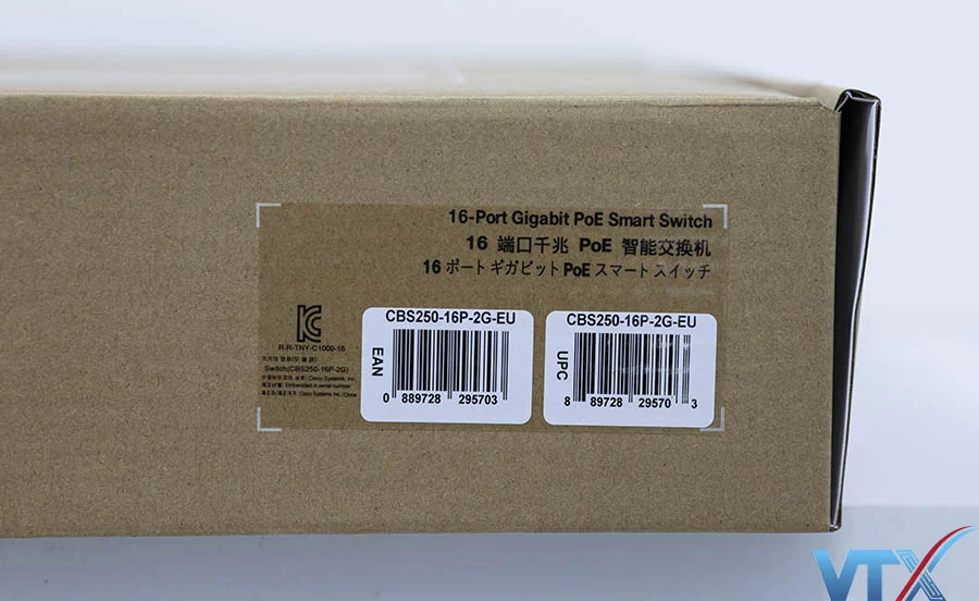 Switch chia mạng Cisco 16 cổng Ethernet Gigabit + 2 cổng SFP - CBS250-16P-2G (18)
