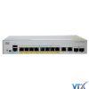 Switch chia mạng Cisco 8 cổng Ethernet Gigabit + 2 cổng kết hợp SFPGigabit Ethernet - CBS250-8P-E-2G (1)