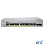 Switch chia mạng Cisco 8 cổng Ethernet Gigabit + 2 cổng kết hợp SFPGigabit Ethernet - CBS250-8P-E-2G (1)