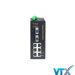 Switch công nghiệp By-pass UPCOM 6 cổng RJ45 10-100M +2 cổng 100M FX BIES608-2F 