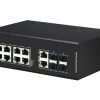 ảnh Switch PoE công nghiệp UPCOM PIES1014G-4GS-8P-BT 8 cổng PoE (Hỗ trợ 9-10 cổng bt-90W) + 2 cổng RJ45 + 4 cổng SFP Gigabit