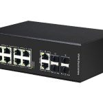ảnh Switch PoE công nghiệp UPCOM PIES1014G-4GS-8P-BT 8 cổng PoE (Hỗ trợ 9-10 cổng bt-90W) + 2 cổng RJ45 + 4 cổng SFP Gigabit