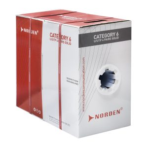 Thùng dây cáp mạng Cat6 NORDEN U/UTP 23AWG 113-40001104BL