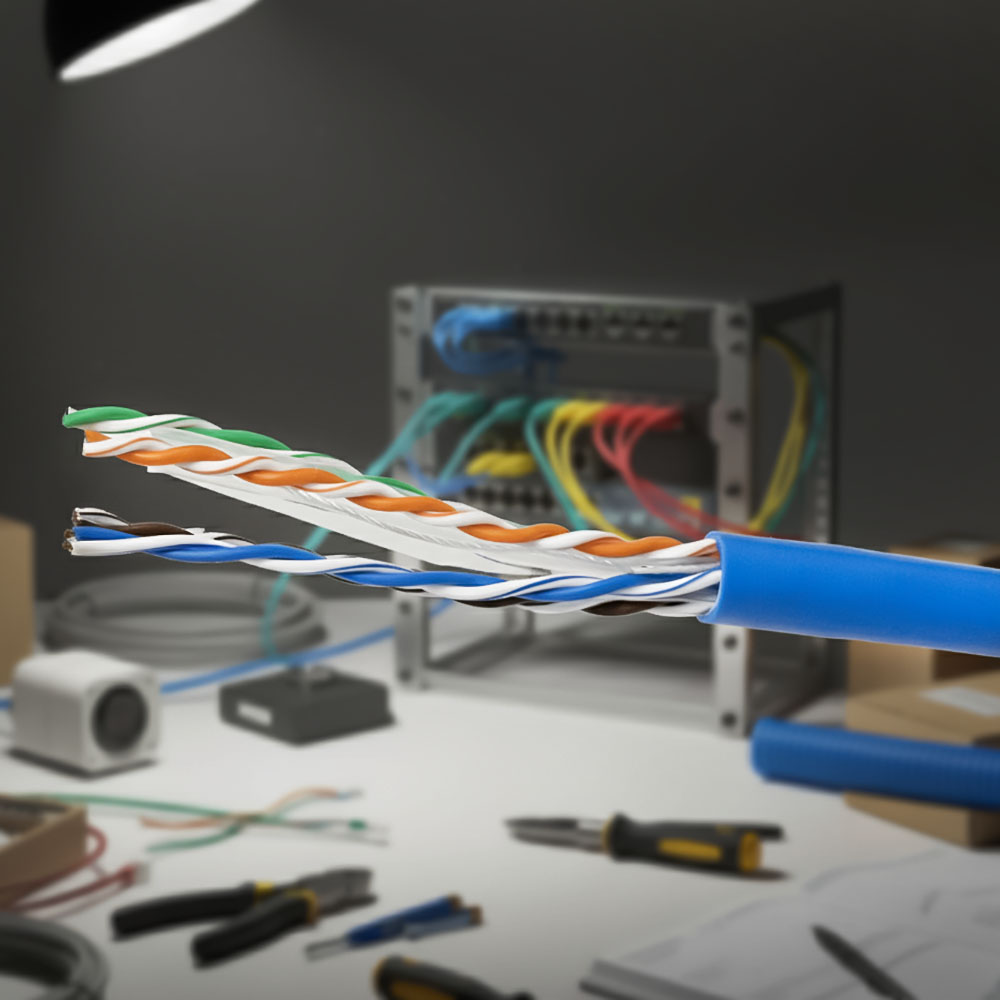 cấu tạo của cáp mạng Cat6 U-UTP NORDEN
