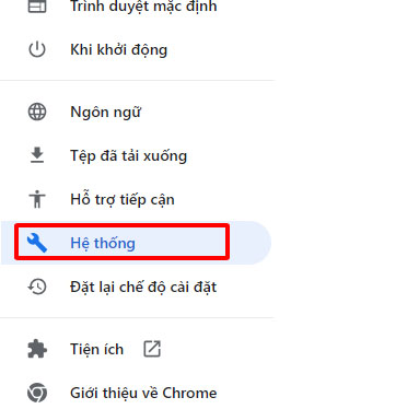 thiết lập Proxy server cho trình duyệt Chorme 3