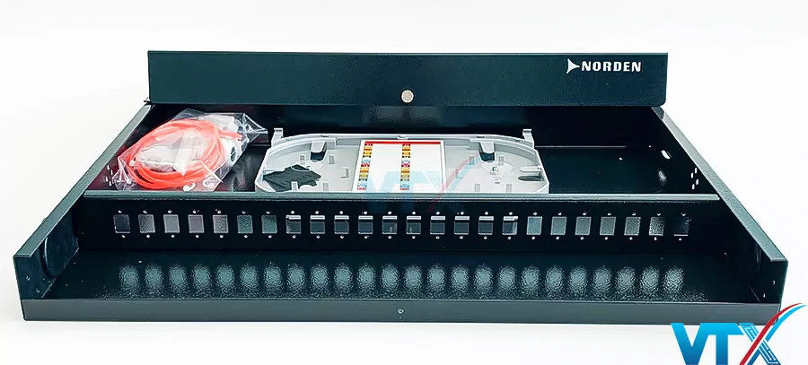 Hộp phối quang ODF 24FO lắp rack Norden 321-2LC024BK (3)