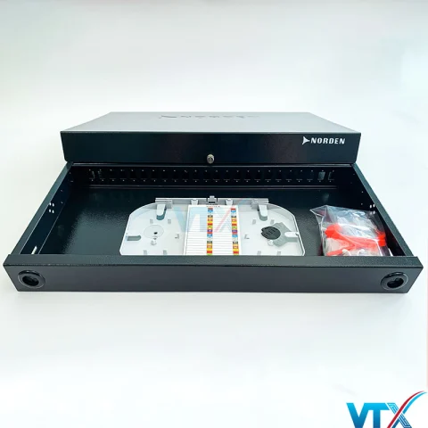 Hộp phối quang ODF 24FO lắp rack Norden 321-2LC024BK