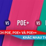 tìm hiểu sự khác nhau giữa các Switch PoE, PoE+ và PoE++