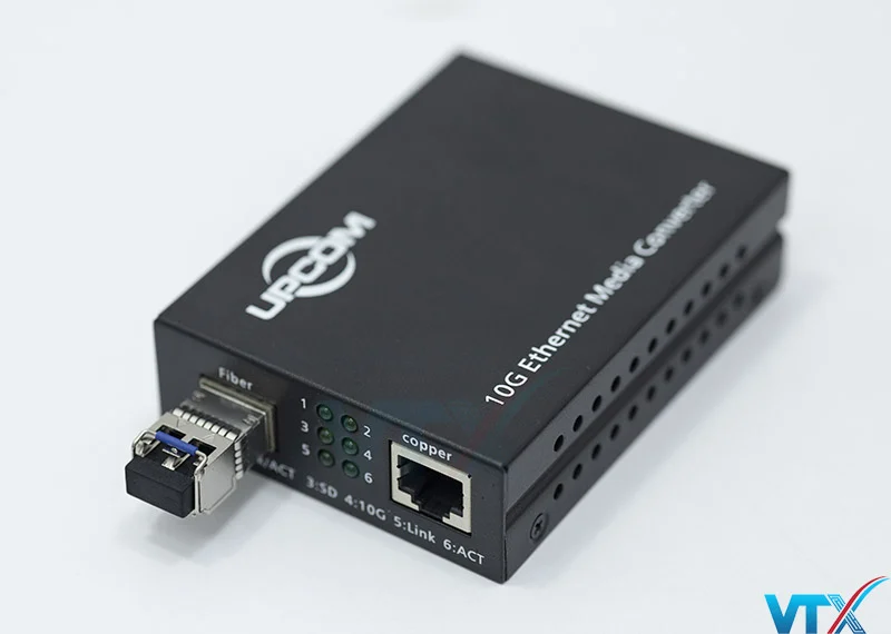 UPCOM MC401 Media Converter 10Gbps 1 cổng SFP + 1 cổng Rj45 (9)