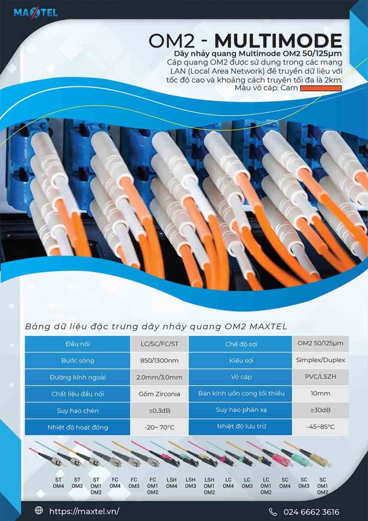 Catalogue Dây nhảy quang Maxtel - VN copy