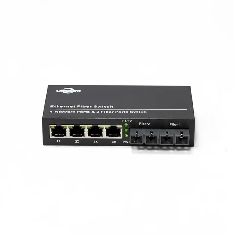 Converter quang UPCOM MC204-2FG 4 cổng 10/100/1000M