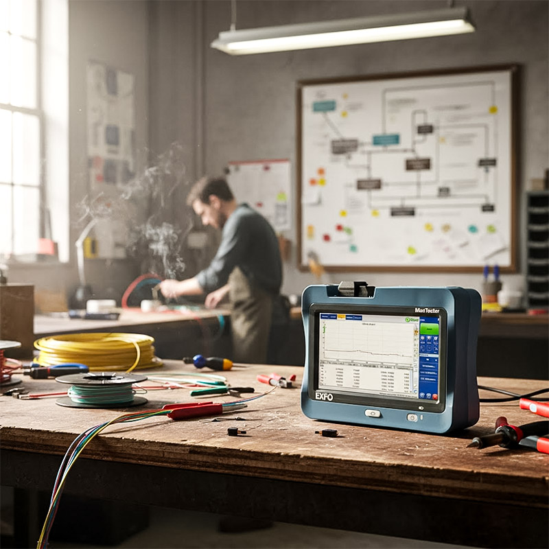 Ảnh thực tế Máy đo cáp quang OTDR EXFO MaxTester 730D 39_38dB........