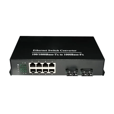 Bộ chuyển đổi quang điện UPCOM MC208-2FG 8 cổng Ethernet