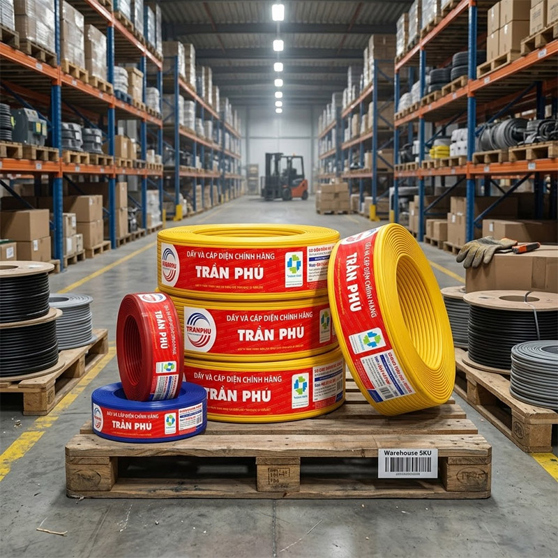 Dây điện trần phú VCm-D sẵn kho các loại