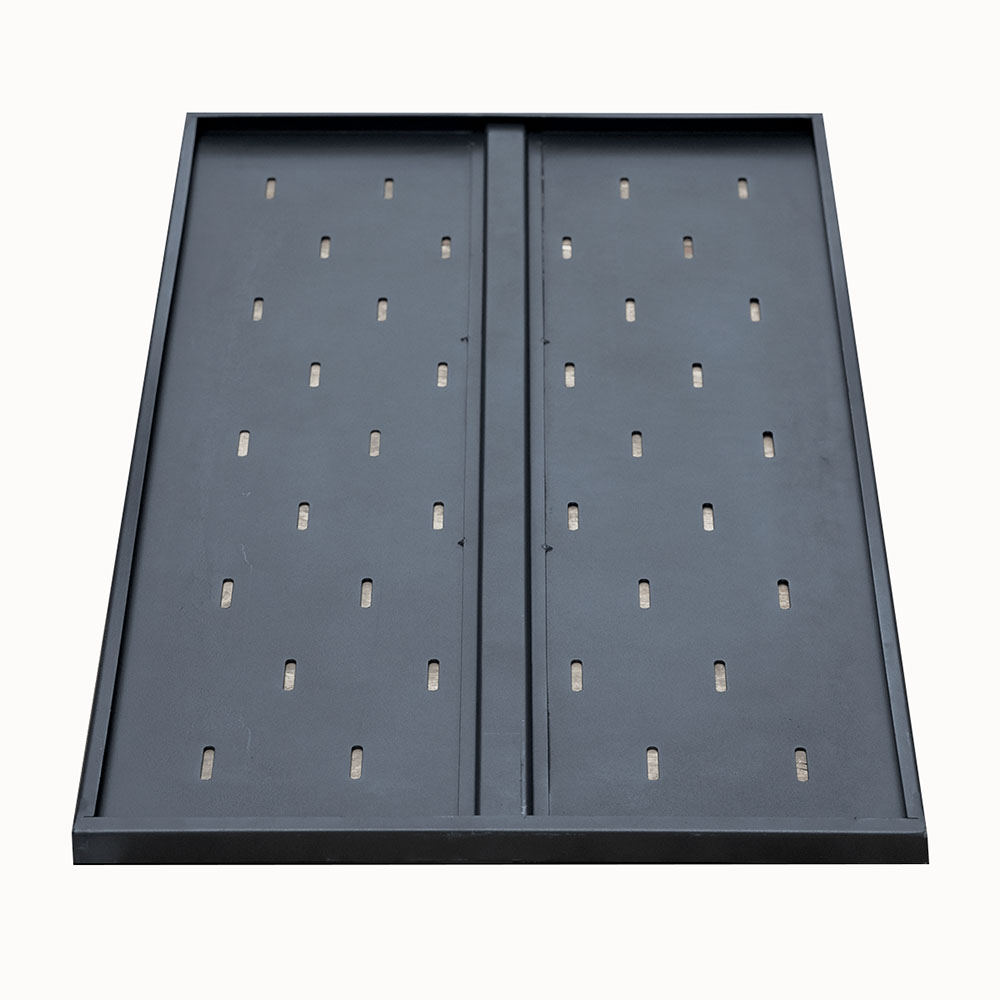 Khay cố định 1U D1000 Maxtel - MTAR-KCD1U1000 (W_B)