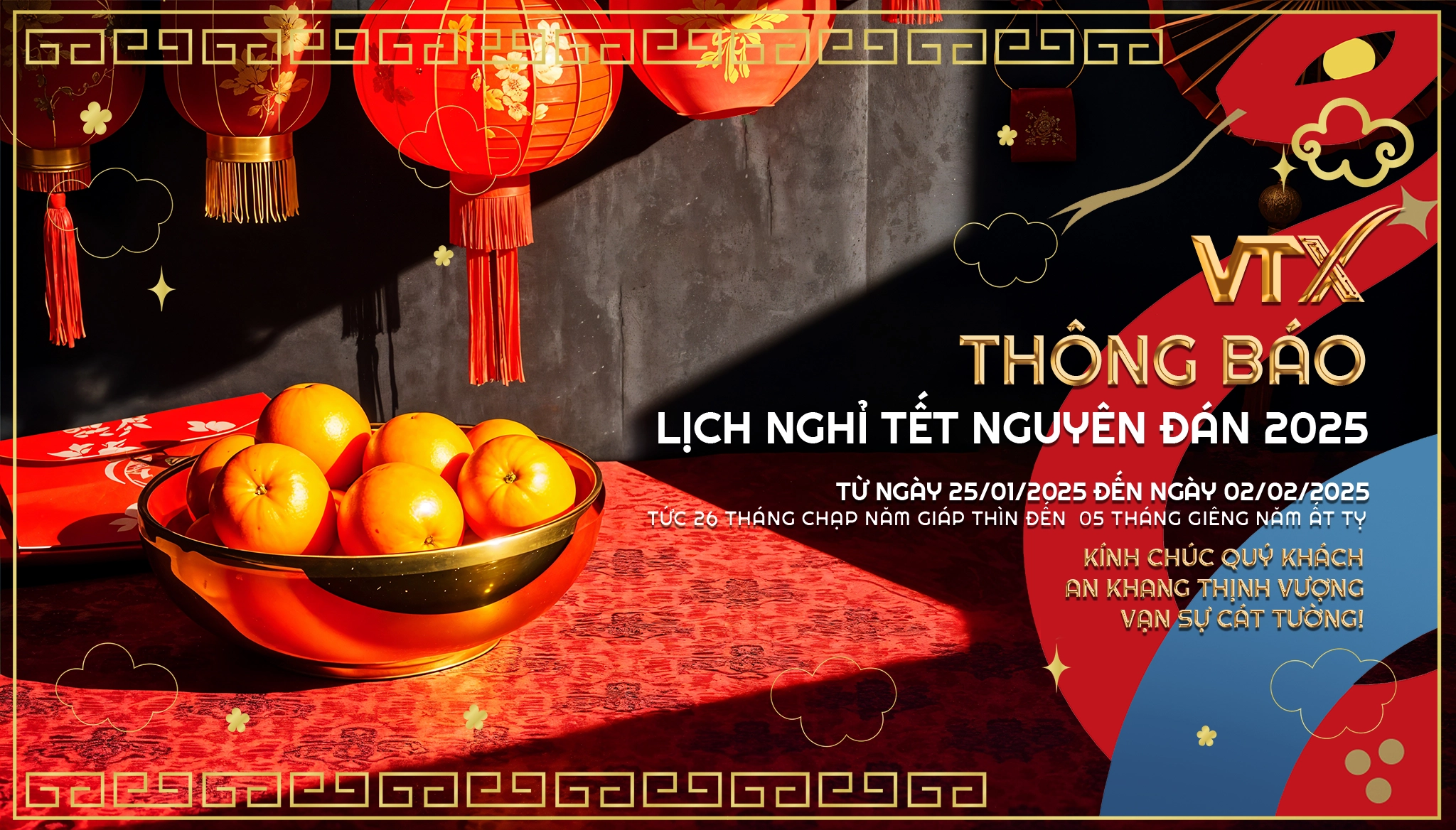 Lịch nghỉ tết nguyên đán 2025