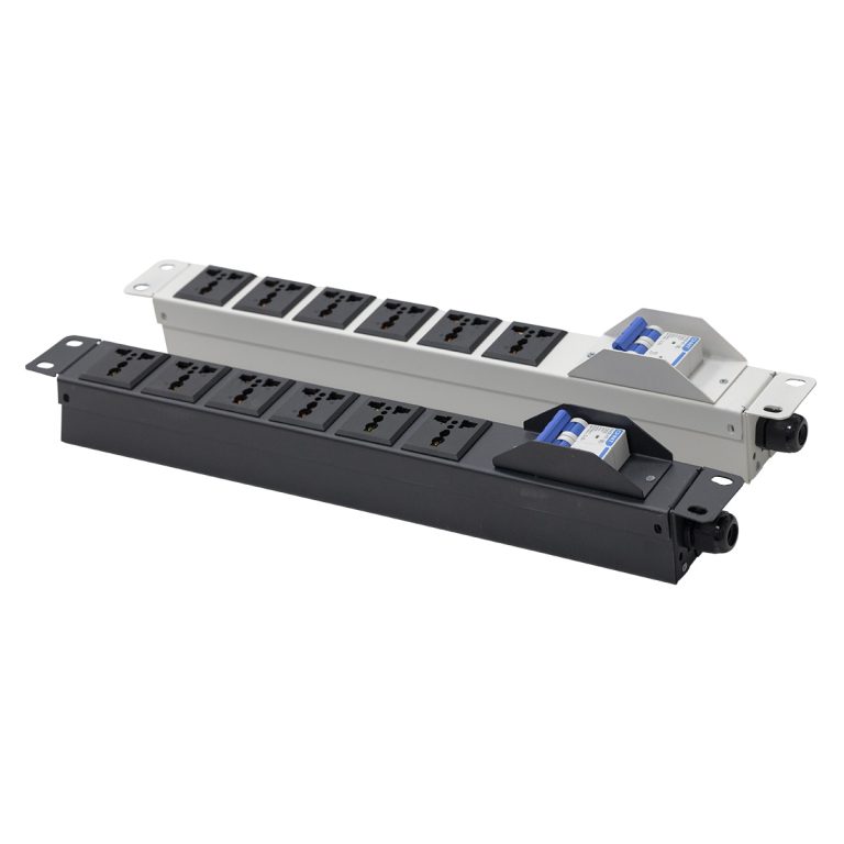 Thanh nguồn PDU 6 ổ đa năng có attomat Maxtel - MTPDU-6