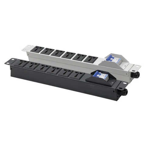Thanh nguồn PDU 6 ổ đa năng có attomat Maxtel - MTPDU-6