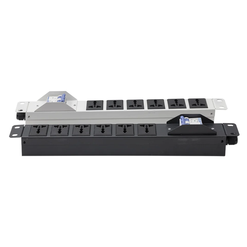 Thanh nguồn PDU 6 ổ đa năng có attomat Maxtel - MTPDU-6