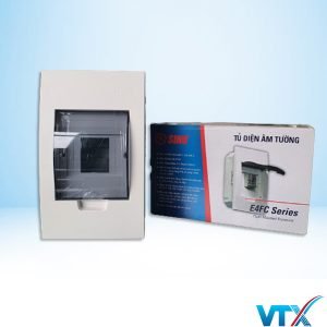 E4FC 2/4LA tủ điện âm tường mặt nhựa giá rẻ nhất
