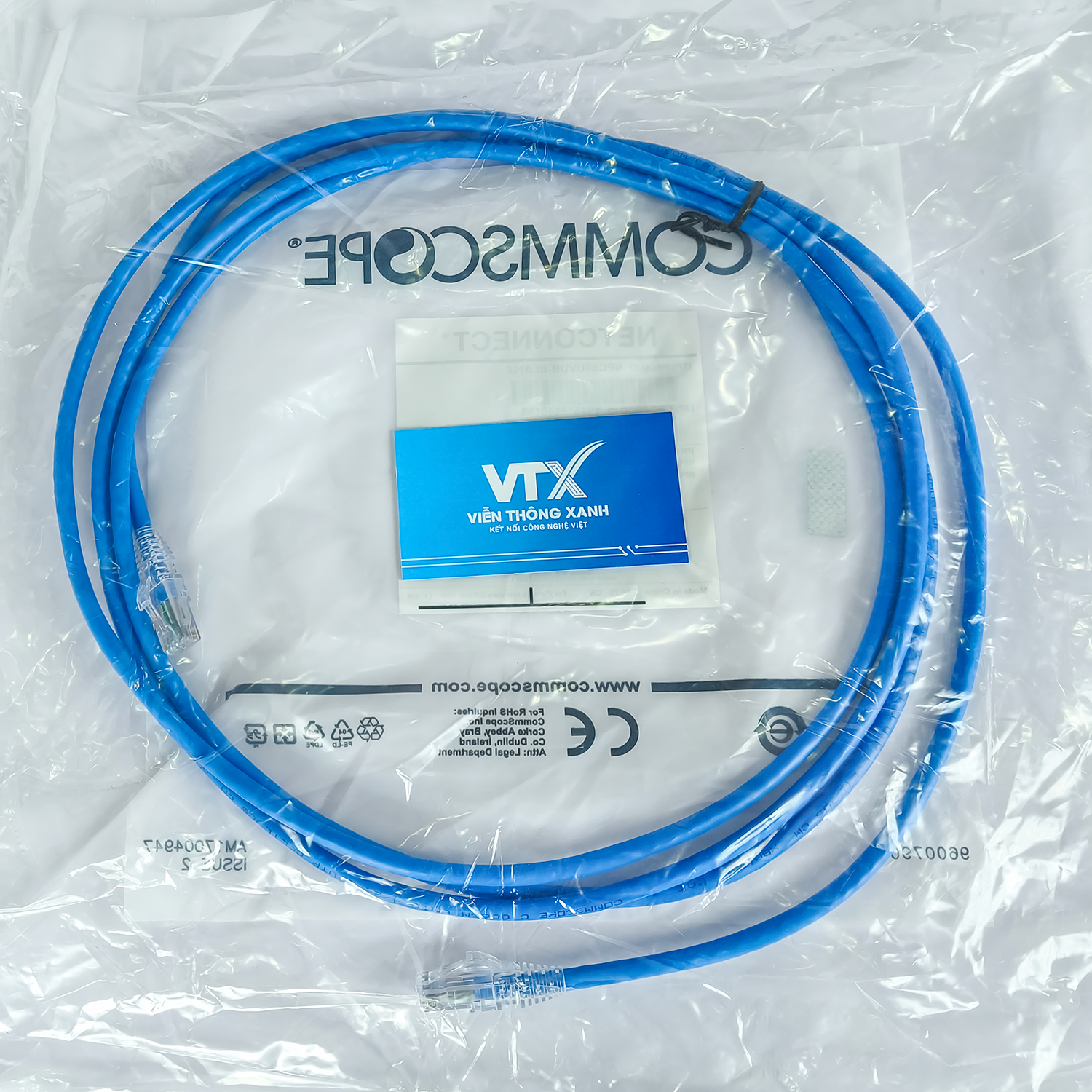 Dây nhảy COMMSCOPE_AMP Cat6 3m - NPC06UVDB-BL010F (2)