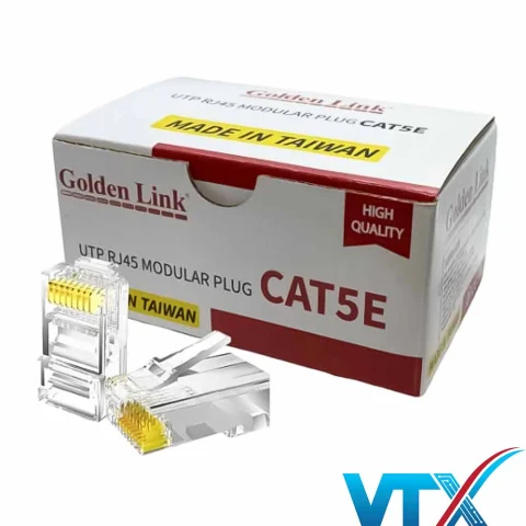 Hạt mạng RJ45 Golden link CAT5E UTP P/N GL-2017015E