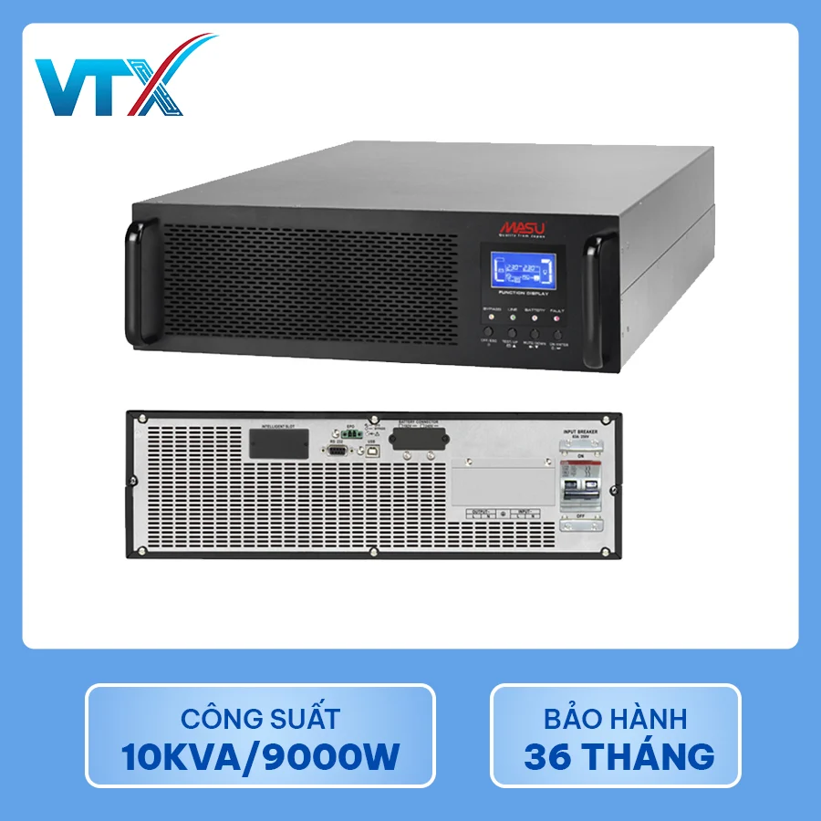 Bộ lưu điện UPS Online Rack Masu MS-10KRS LCD (3)