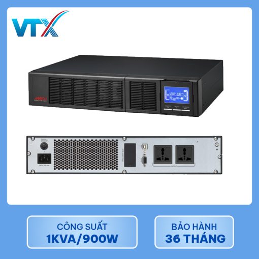 Bộ lưu điện UPS Online Rack Masu MS-1KR LCD