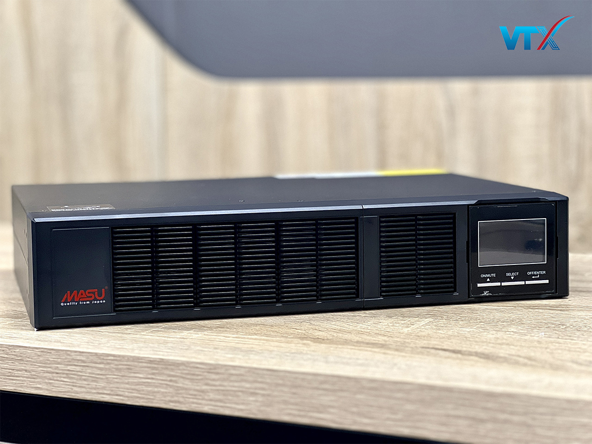 Bộ lưu điện UPS Online Rack Masu MS-1KR LCD