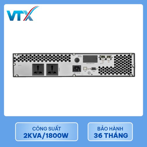 Bộ lưu điện UPS Online Rack Masu MS-2KRS LCD