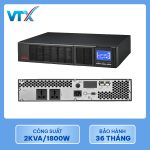 Bộ lưu điện UPS Online Rack Masu MS-2KRS LCD