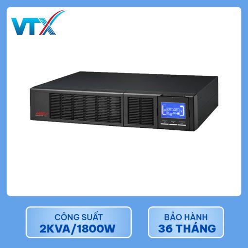 Bộ lưu điện UPS Online Rack Masu MS-2KRS LCD