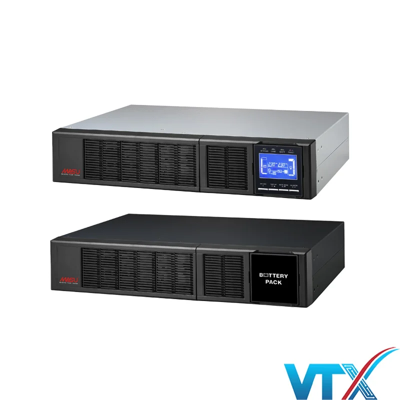 Bộ lưu điện UPS Online Rack Masu MS-6KR LCD