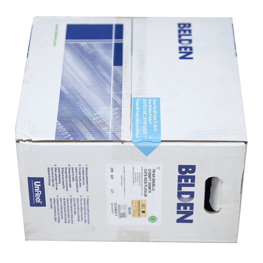 Cáp mạng Belden Cat6 UTP 7814A