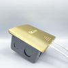Hộp điện âm sàn, chống nước bằng đồng Tenko TK-J06 Màu Vàng (6)
