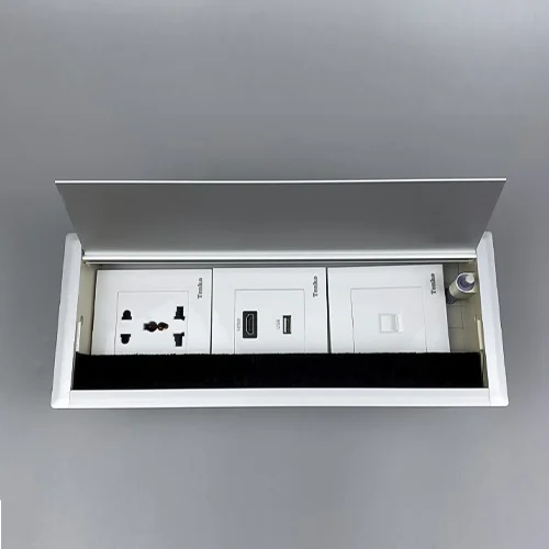 Hộp ổ điện âm bàn họp 2 cổng LAN, 2 USB, 1 HDMI Tenko TK-AB3S-08 (1)